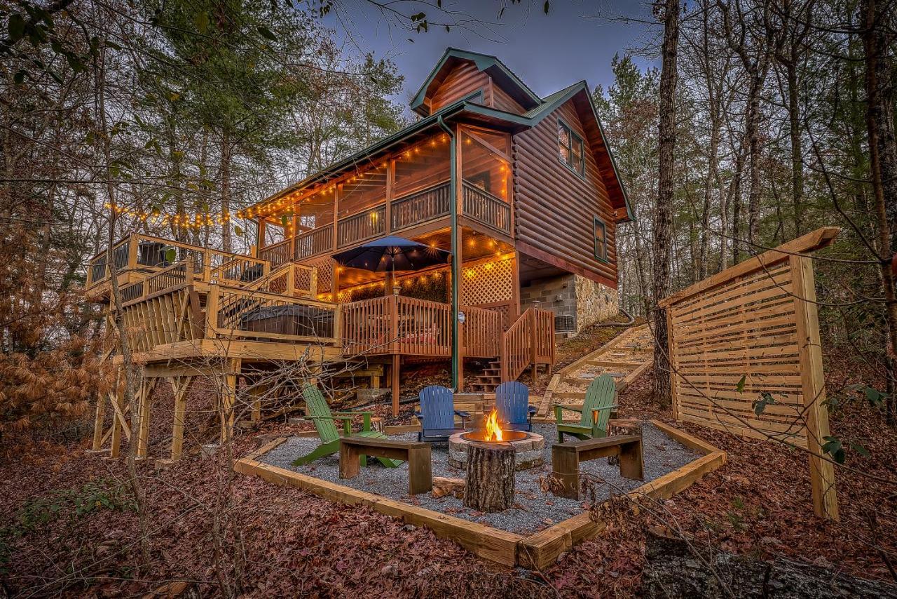 Golden Eagle Ga Cabin - Hot Tub, Firepit & Fast Wifi Blue Ridge Luaran gambar